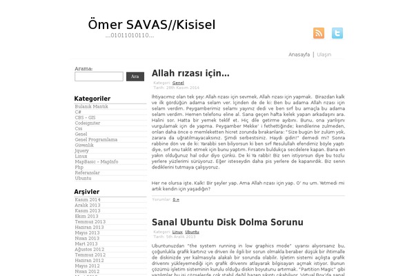 omersavas.com site used My-white-theme