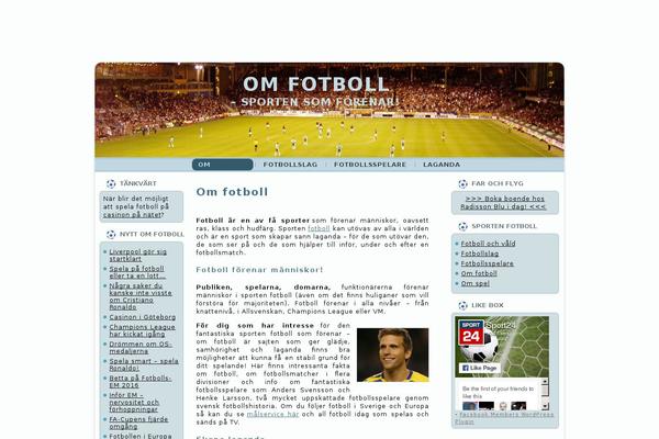 omfotboll.se site used Omfotboll