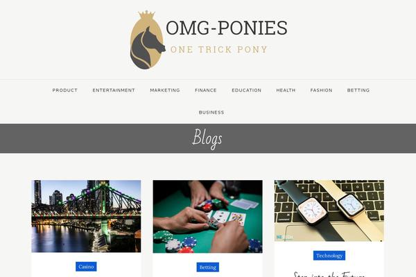 omg-ponies.com site used Blog-rider