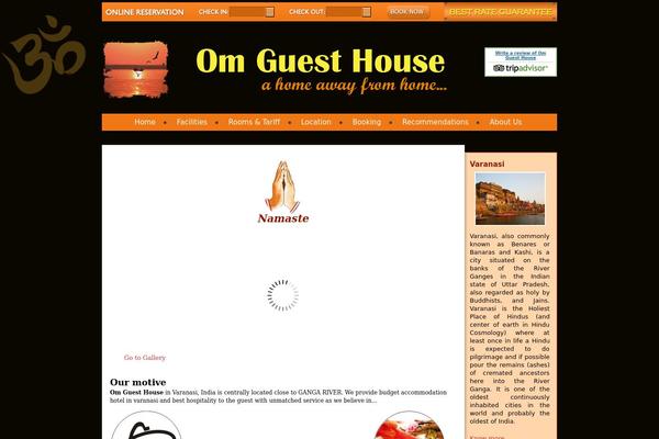omguesthouseinvaranasi.com site used Omghtheme