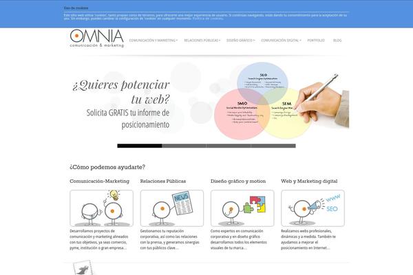 omniacomunicacion.com site used Diverso