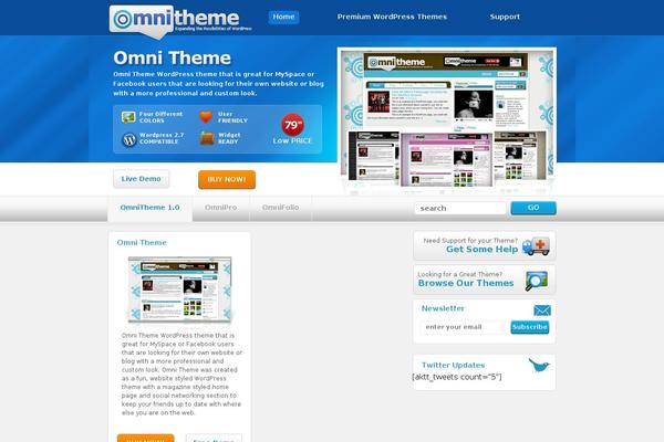 omnitheme.com site used Omnitheme2.0