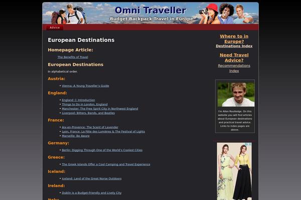 WordPress website example screenshot