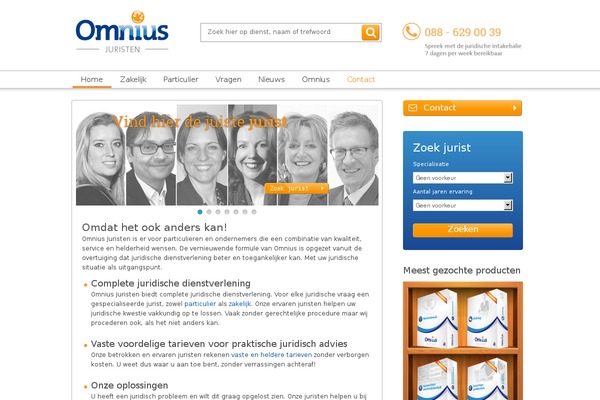 omniusjuristen.nl site used Starttica