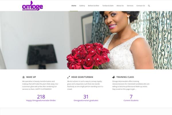 WordPress website example screenshot