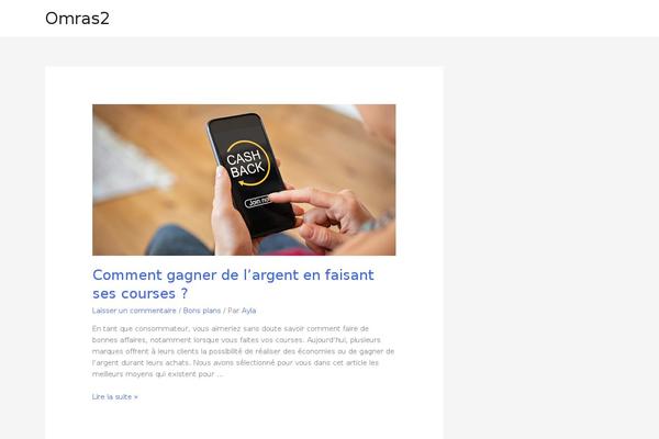 WordPress website example screenshot
