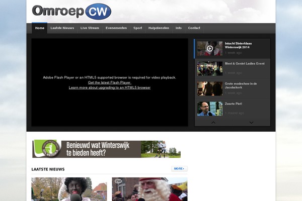 omroepcw.nl site used Omroepcw