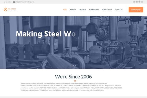 omsteelcorporation.com site used Franco-child