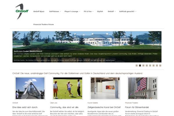 on-golf.de site used Xtreme-ongolf