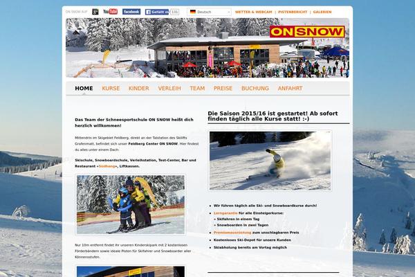 on-snow.de site used Onsnow