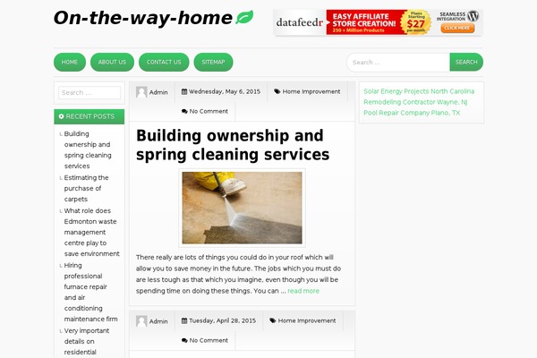 on-the-way-home.org site used Greenive