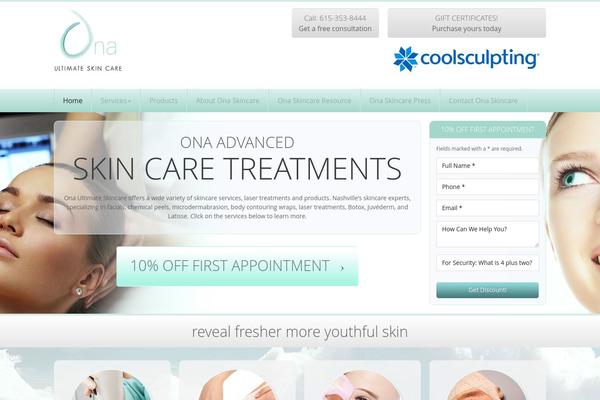 WordPress website example screenshot