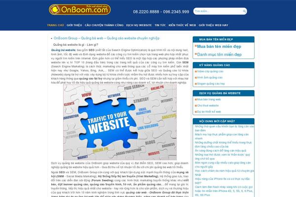 WordPress website example screenshot