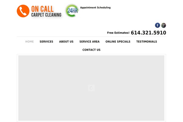 oncallcarpetcleaning.com site used Tcs