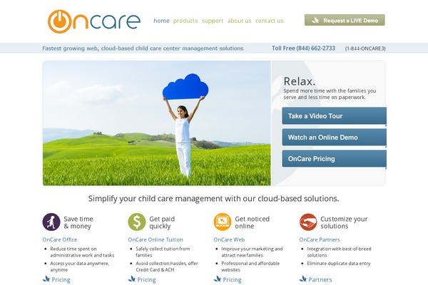 oncare3.com site used Oncare