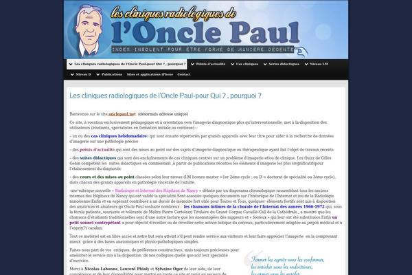 onclepaul.fr site used Graphene-child