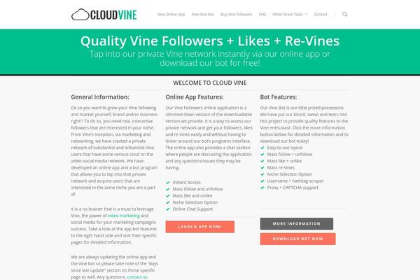 WordPress website example screenshot