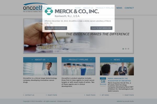 oncoethix.com site used Oncoethix