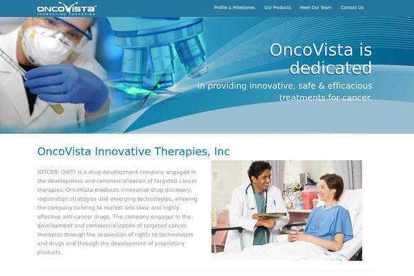 oncovista.com site used Oncovista