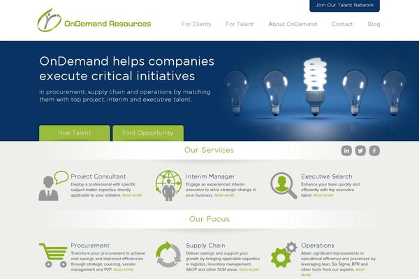 Divi theme site design template sample