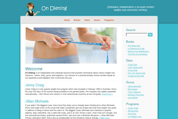 ondieting.com site used Ondieting