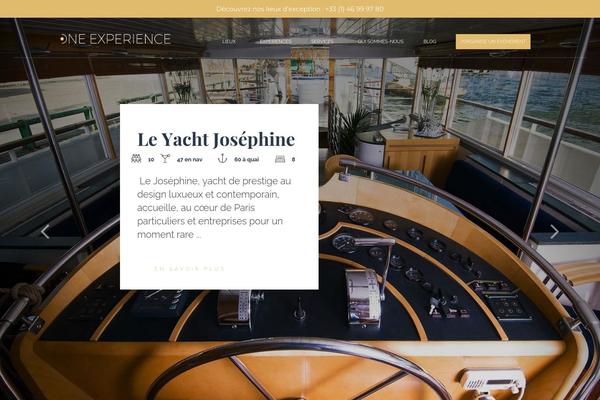 one-experience.fr site used Jaguar-child