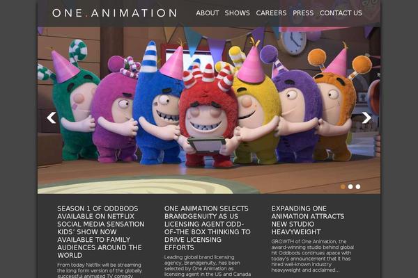 oneanimation.com site used One