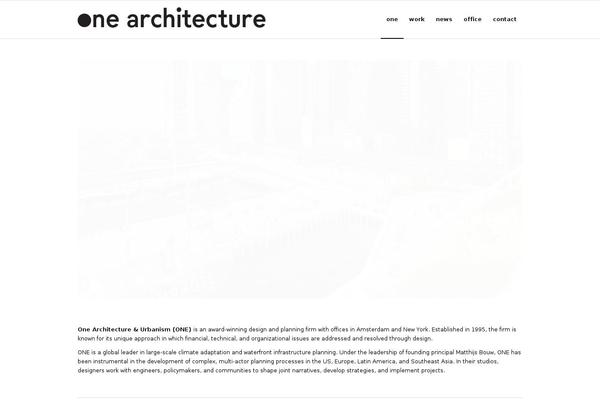 onearchitecture.nl site used Enfold-child-theme