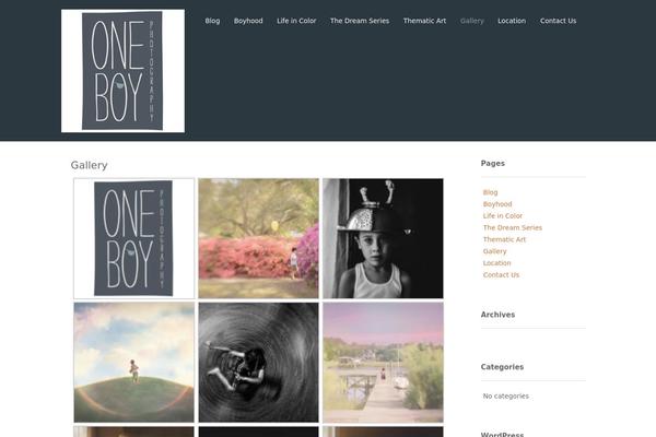 Gdgallery theme site design template sample