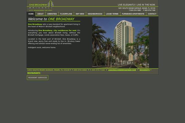 onebroadway.com site used Onebroadway