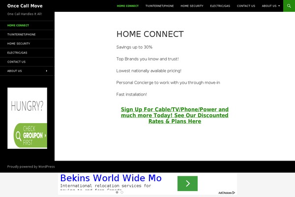Twenty Fourteen theme site design template sample