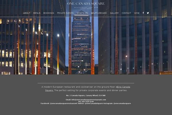 onecanadasquarerestaurant.com site used Etm