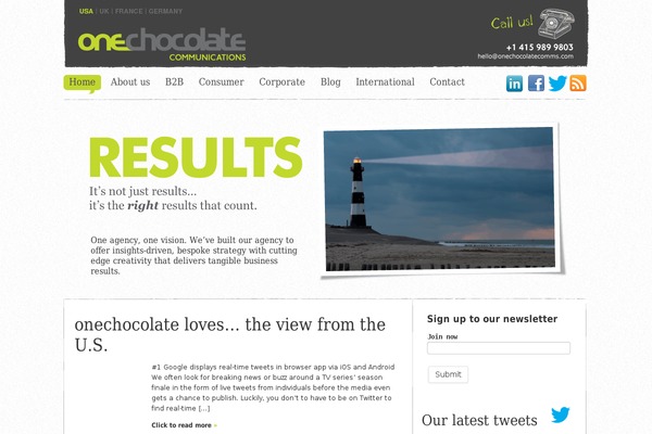 onechocolatecomms.com site used Onechocolate