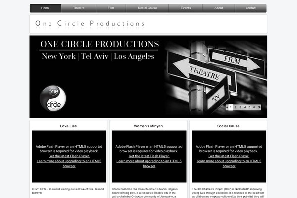 onecircleproductions.com site used Ocp