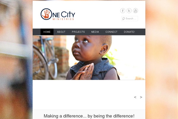 onecityministries.org site used Catch Everest Pro