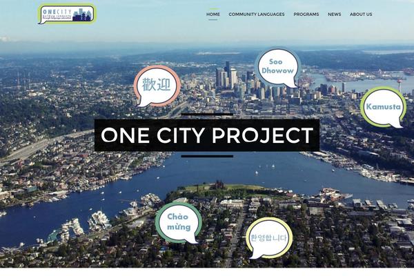 onecityproject.org site used Onecityproject-theme