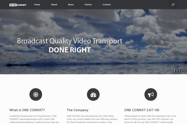 Vantage theme site design template sample