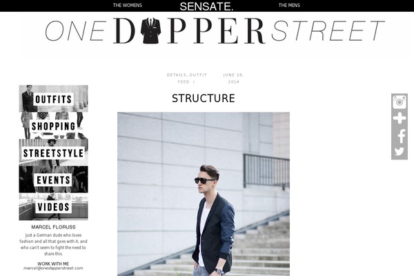 onedapperstreet.com site used SimpleMag child