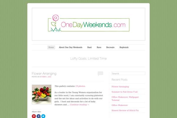 onedayweekends.com site used Forever