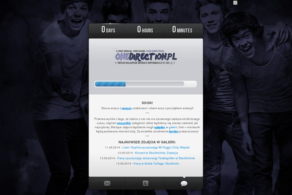 navy theme websites examples