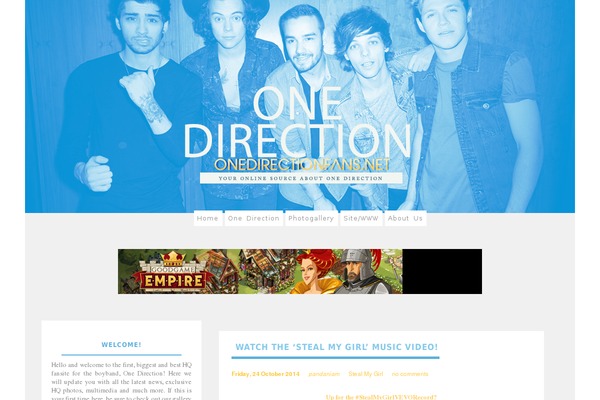 onedirectionfans.net site used Corporate-education