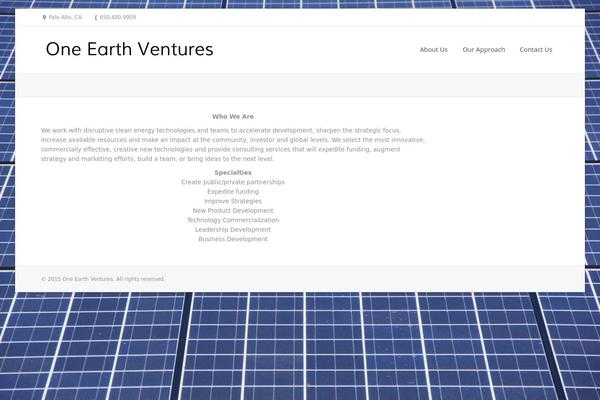 WordPress website example screenshot