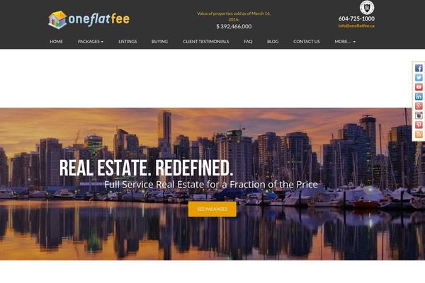 oneflatfee.ca site used Oneflatfee