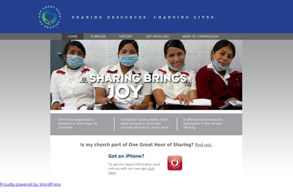 onegreathourofsharing.org site used Onegreathour