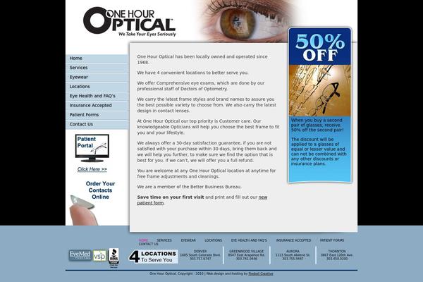 onehouroptical.com site used Ooo