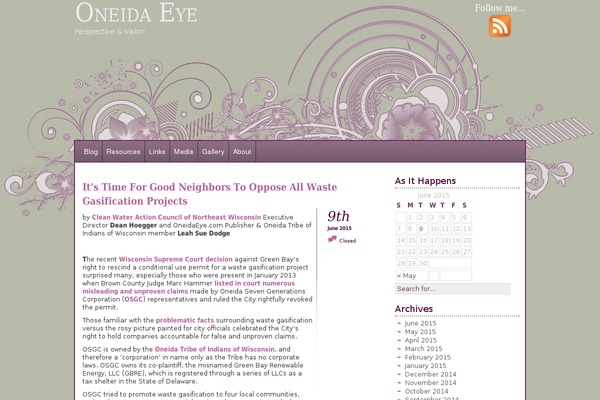 oneidaeye.com site used A little touch of purple