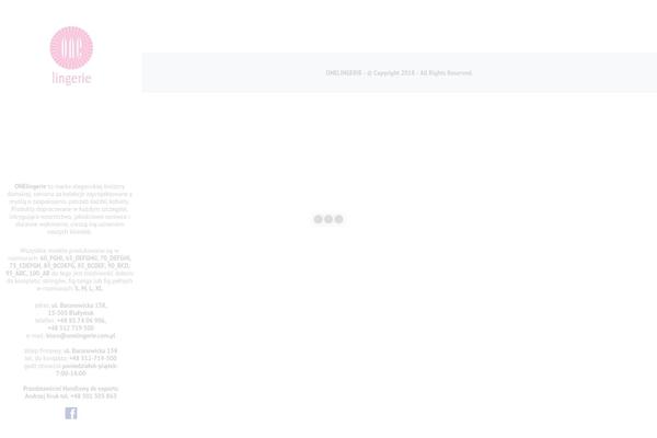 One theme site design template sample