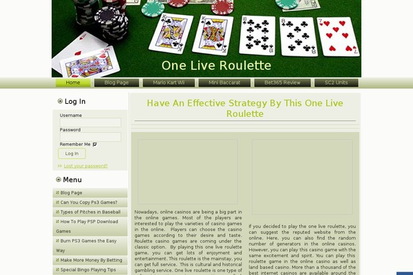oneliveroulette.com site used Oneliveroulette_com