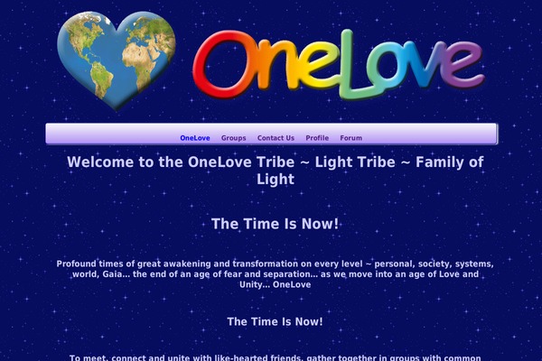 OneLove theme site design template sample