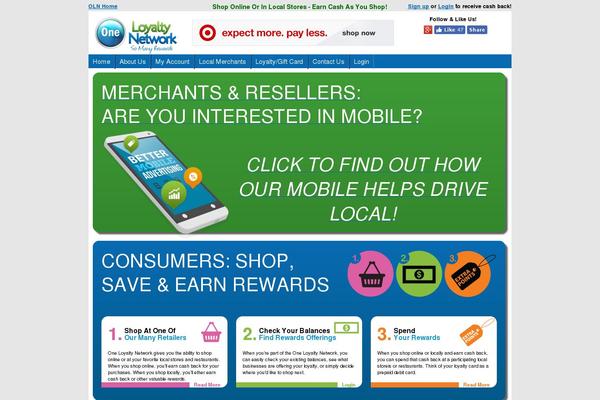 oneloyaltynetwork.com site used Evalue
